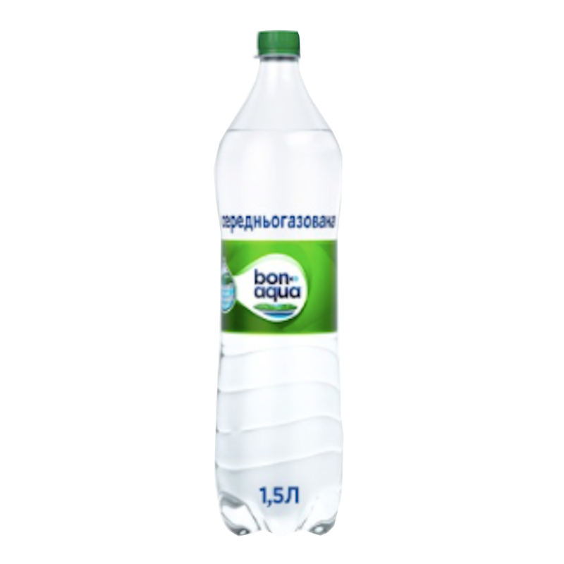 Вода питна BONAQUA, слабогазована, 1,5л